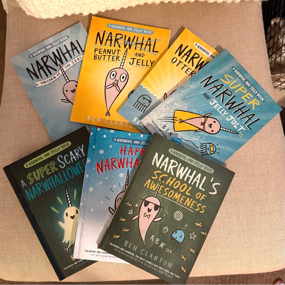 Narwhal books - ALL books sold together